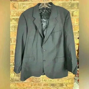 Charcoal Black Brooks Brothers Brookease Sport Coat Size 42R